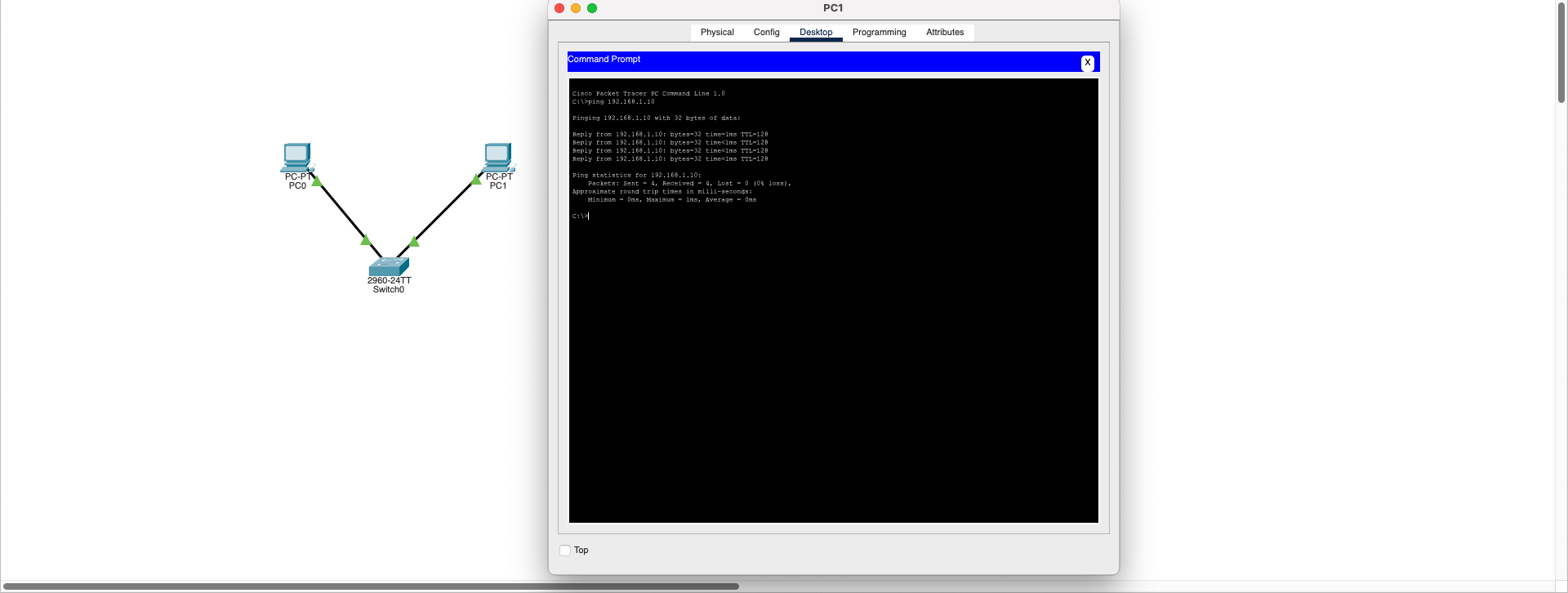 Ping Successful