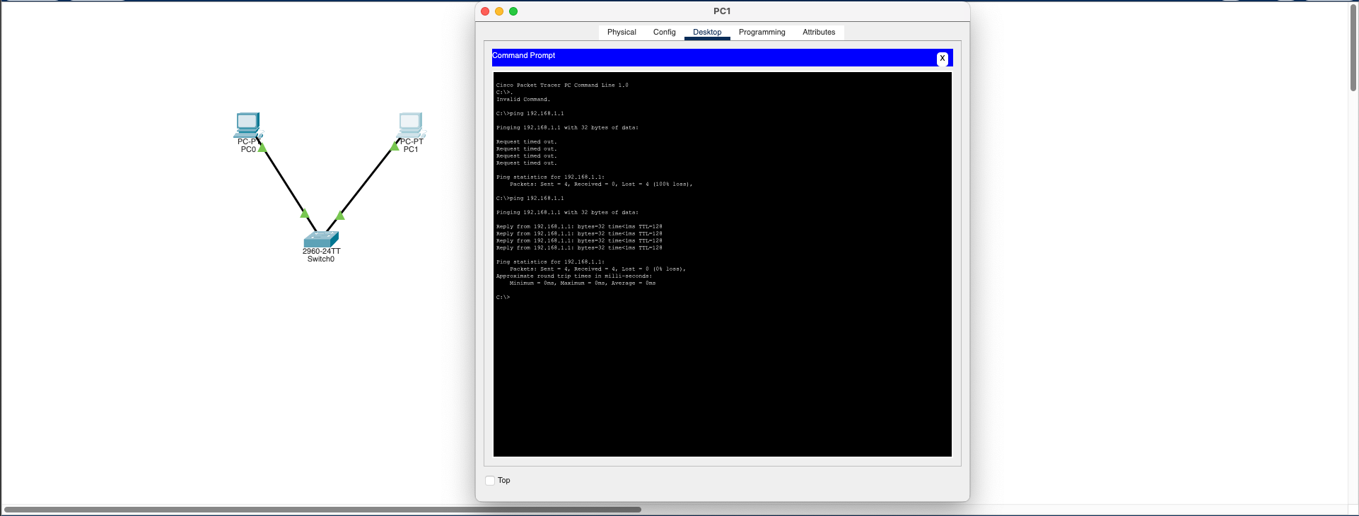 Ping Successful