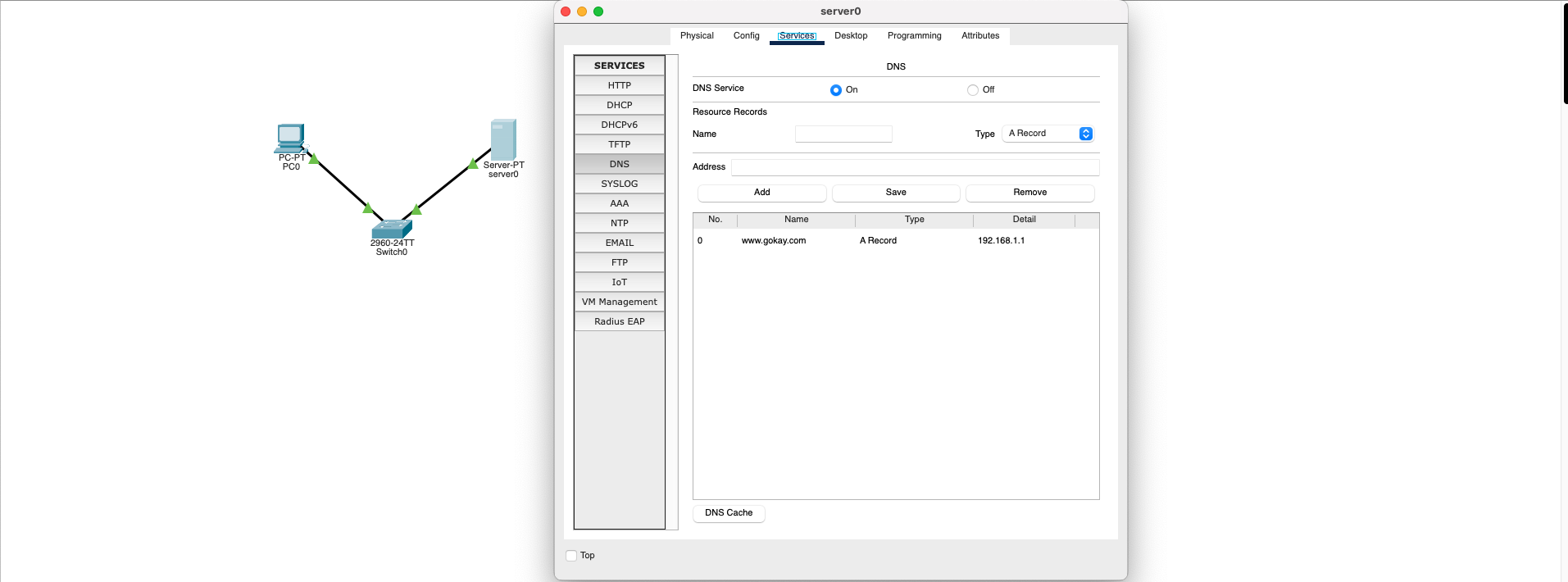 DNS Server Configuration