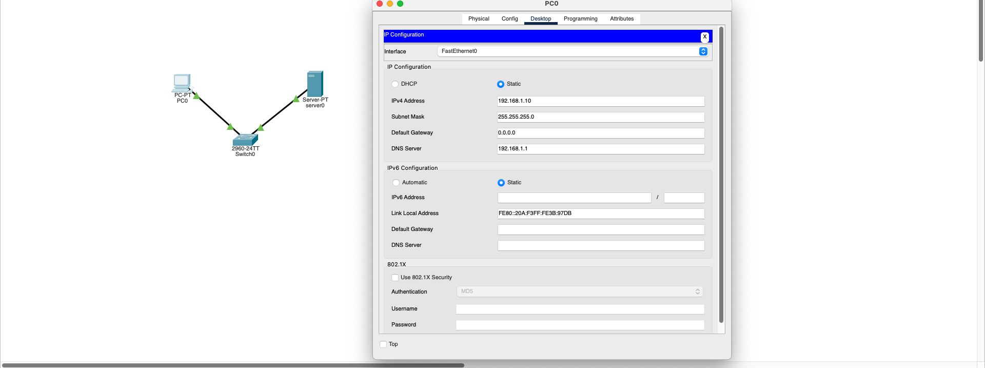 PC0 DNS Fixed
