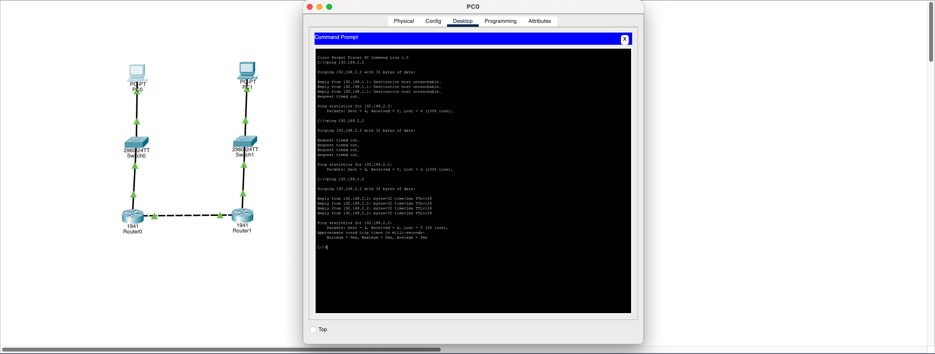 Ping Success