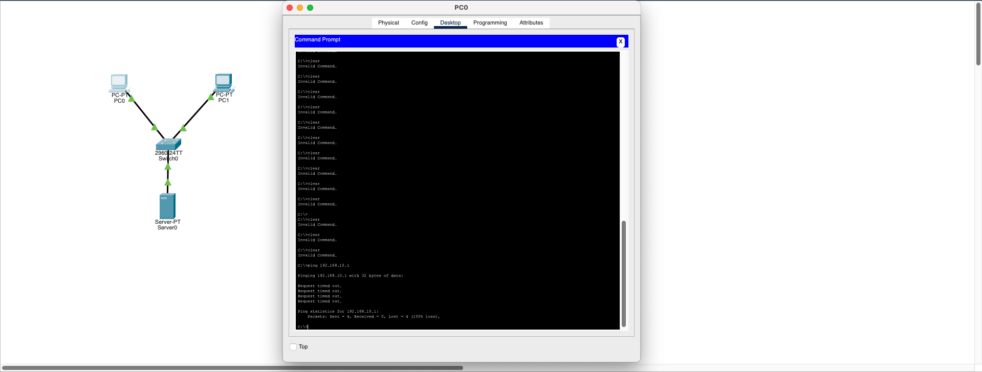 Ping Failed Wrong Gateway