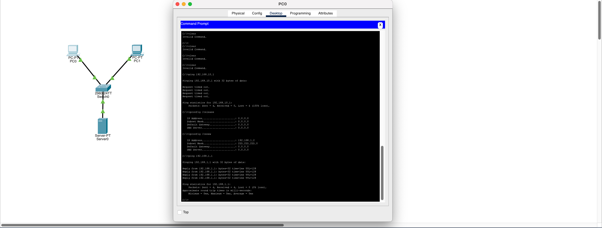Ping Success