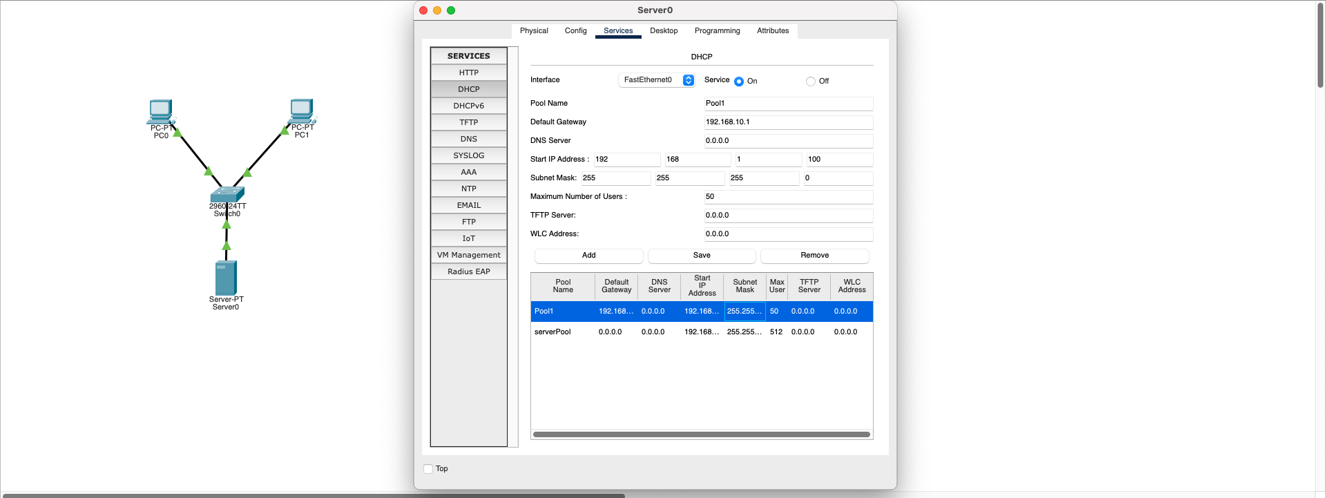 DHCP Wrong Gateway Config