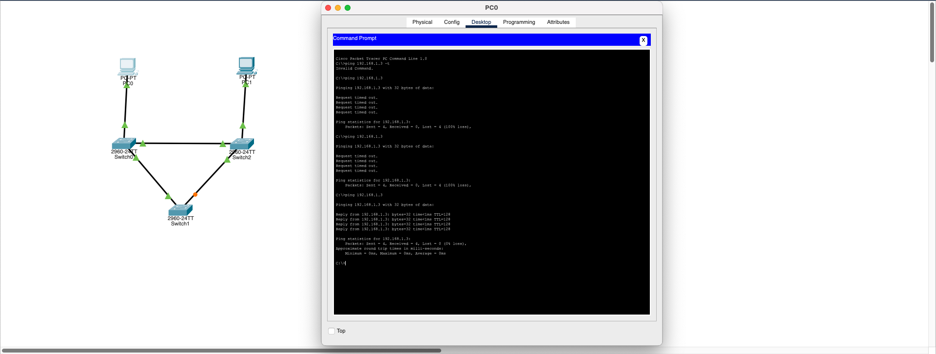 Ping Success